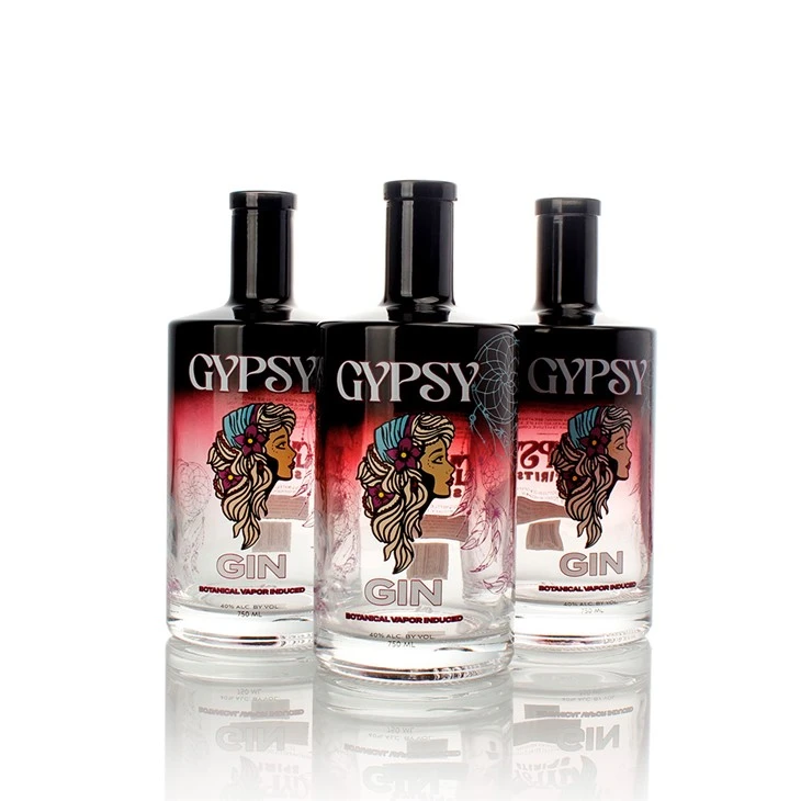 Luxury Spraying Changyou Glass Bottle
