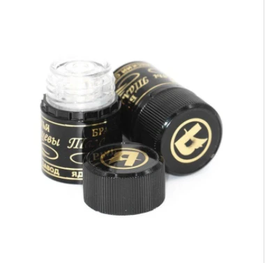 Snap On Plastic Caps Hot Stamping Top