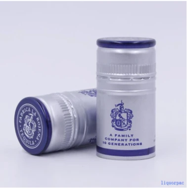 Whiskey Glass Bottles Aluminum ROPP Caps